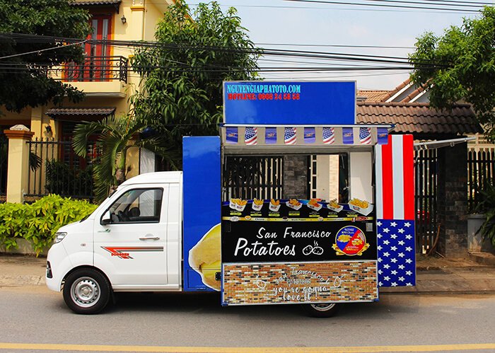 xe tải bán thức ăn nhanh food truck